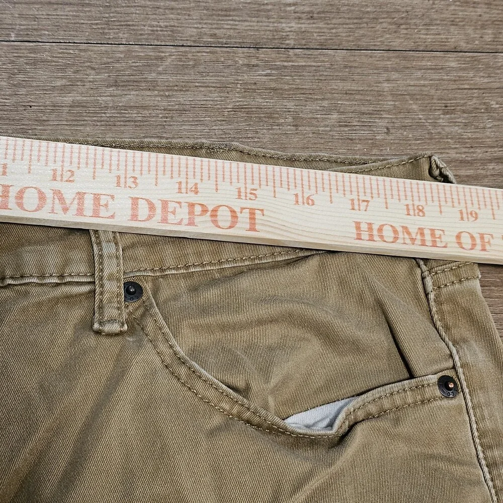Levi's 541 Athletic Taper Pants Mens 38x32 Tan Khaki Stretch Denim Pants